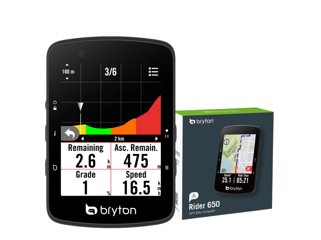 BRYTON Rider 650E GPS kerékpár komputer