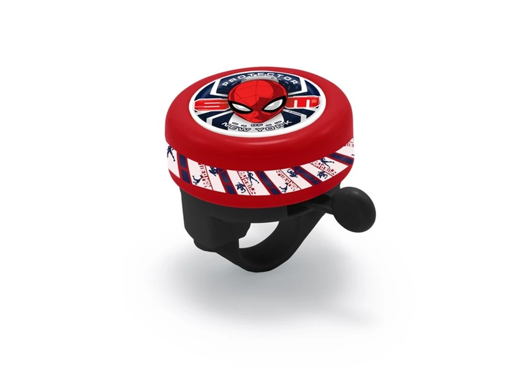 Disney / Marvel Pókember gyermek kerékpár csengő - piros - 55 mm