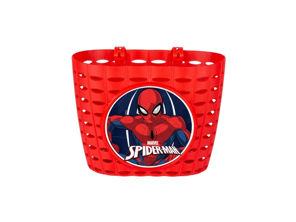 Disney / Marvel Pókember első kosár gyermekkerékpárra - 12-20col - piros