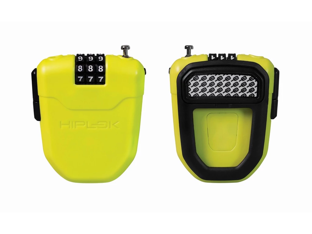 HIPLOK FX hordozható kábelzár, számkódos, 100cm, Lime
