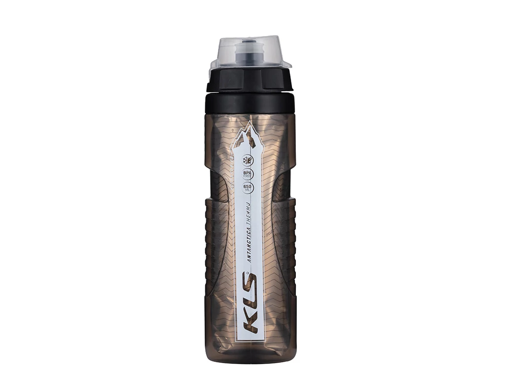 KELLYS Antarctica 022 kerékpáros thermo kulacs - 650ml - Charcoal Black