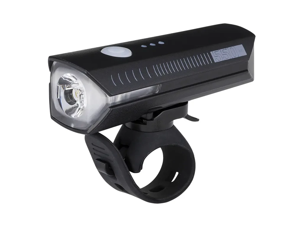 KLS Stone 550 USB első lámpa - 550 lumen - tölthető