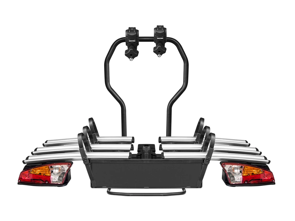 MENABO Antares Plus kerékpárszállító vonóhorogra 3 kerékpárhoz (e-bike/fatbike) / dönthető