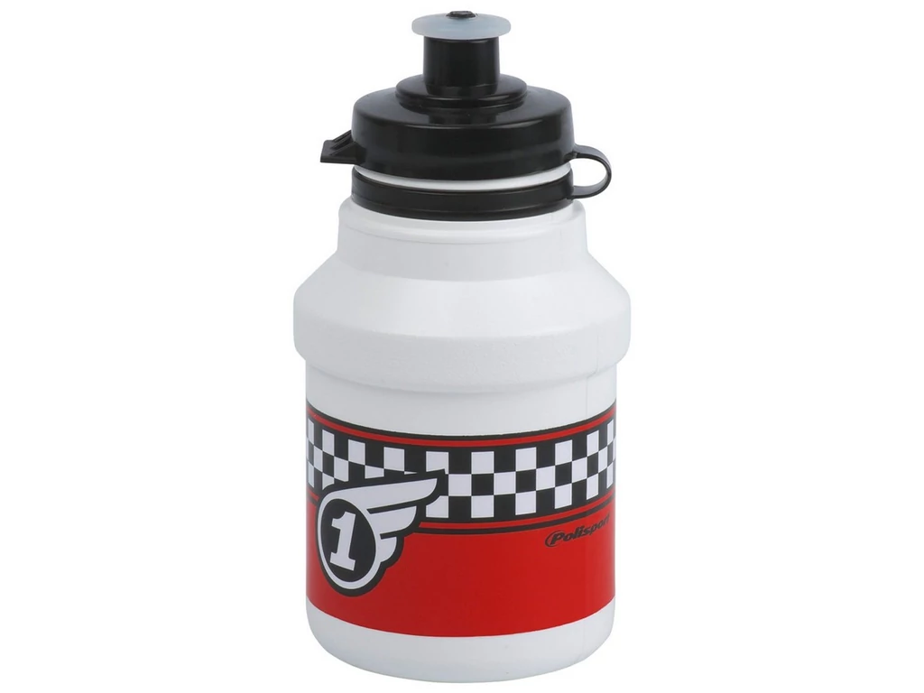 POLISPORT Kids gyermek kerékpáros kulacs kulacstartóval, 350 ml, Race