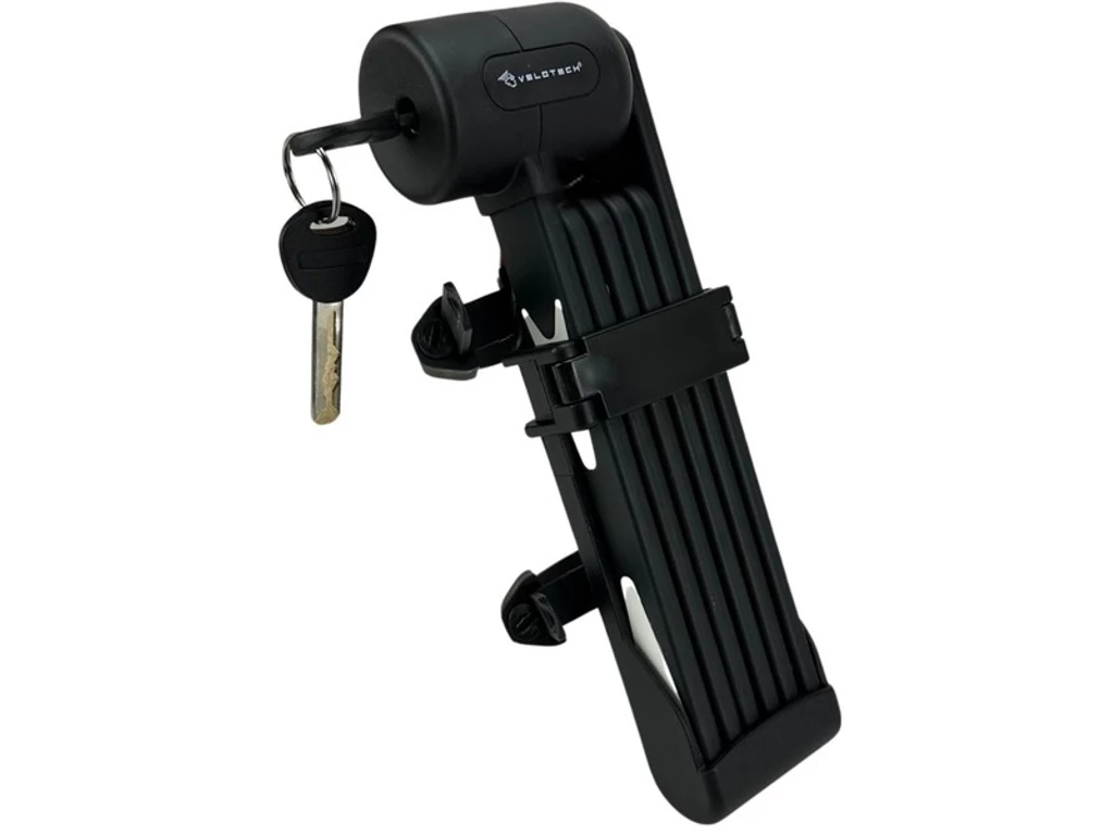 VELOTECH 970 összehajtható kerékpárlakat (collstockzár) tartóval - 97 cm - fekete