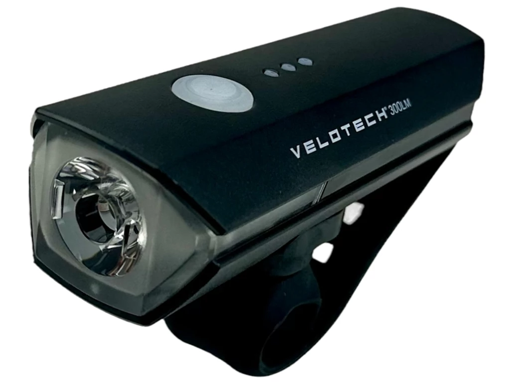 VELOTECH 300 lumen USB első lámpa