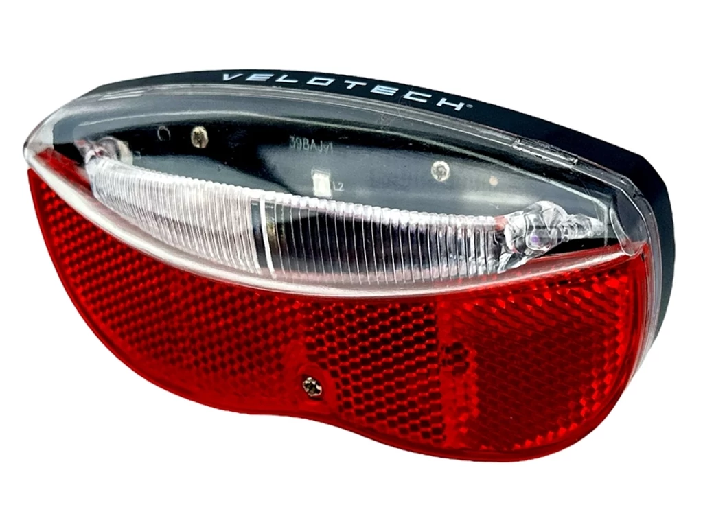 VELOTECH 3LED 9 lumen hátsó lámpa csomagtartóra - elemes