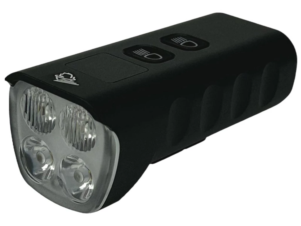 VELOTECH Pro 1600L 3LED USB első lámpa - 1600 lumen - alu