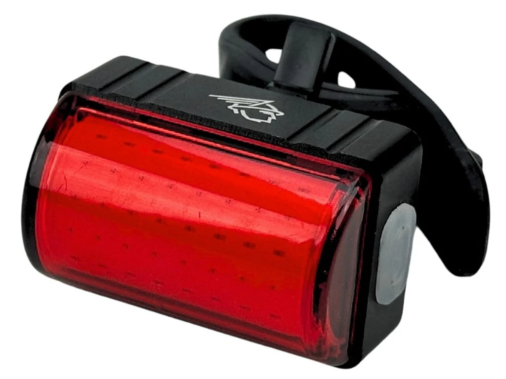 VELOTECH Pro Halfdom USB hátsó lámpa / villogó - 120 lumen - alu