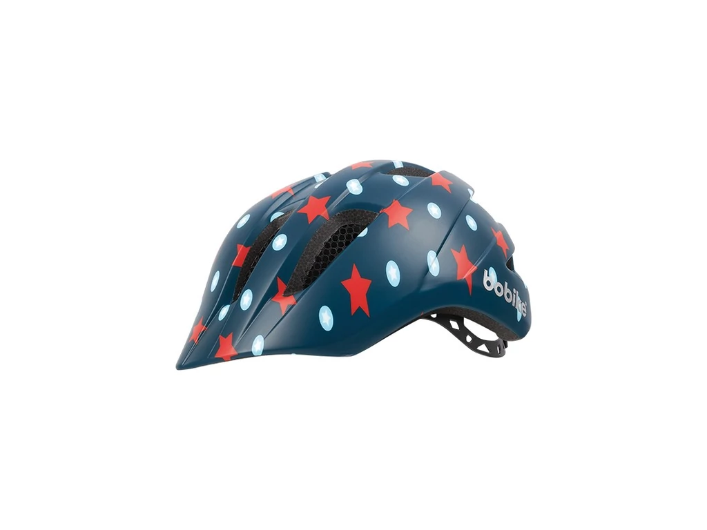 Bobike Kids Plus S gyermek kerékpáros sisak - Navy Stars