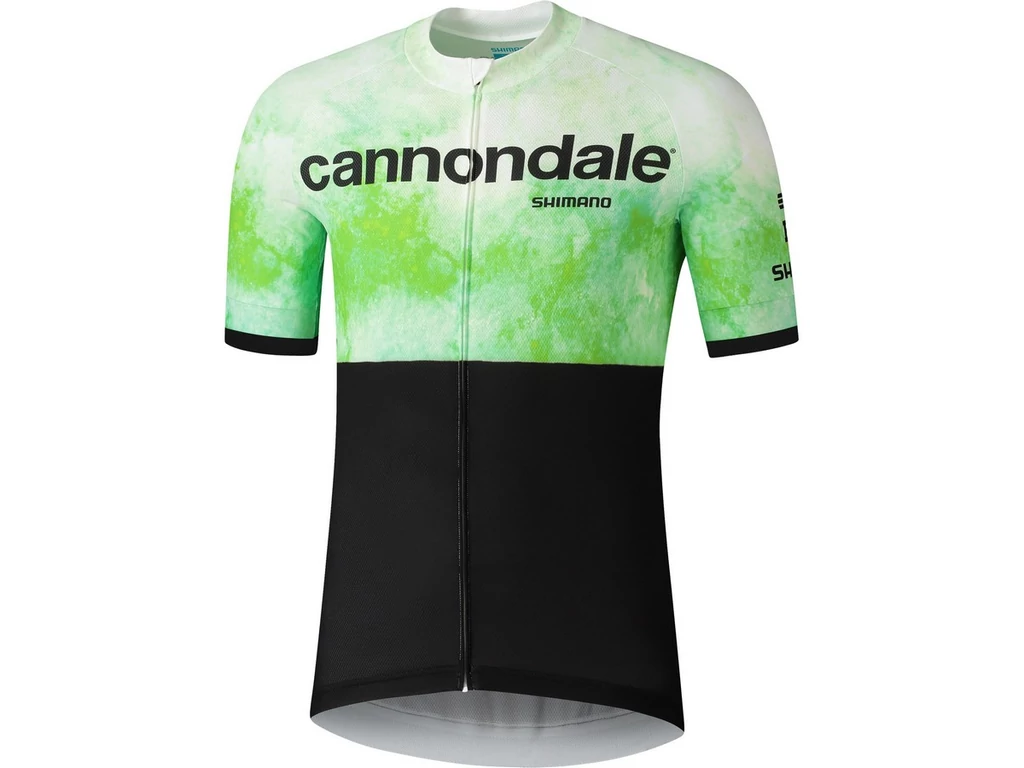 CANNONDALE CFR Replica Jersey By Shimano rövidujjú országúti mez - fekete/zöld