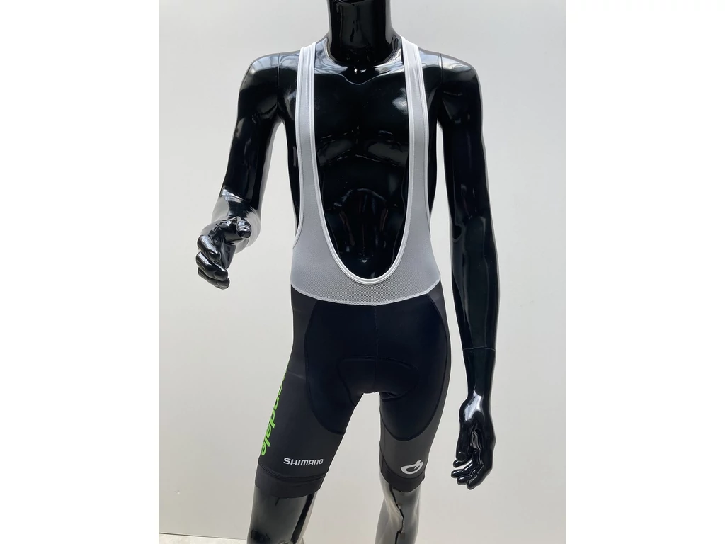 CANNONDALE CFR Replica BIB Shorts By Shimano rövid - kantáros kerékpáros nadrág betéttel - fekete/fehér