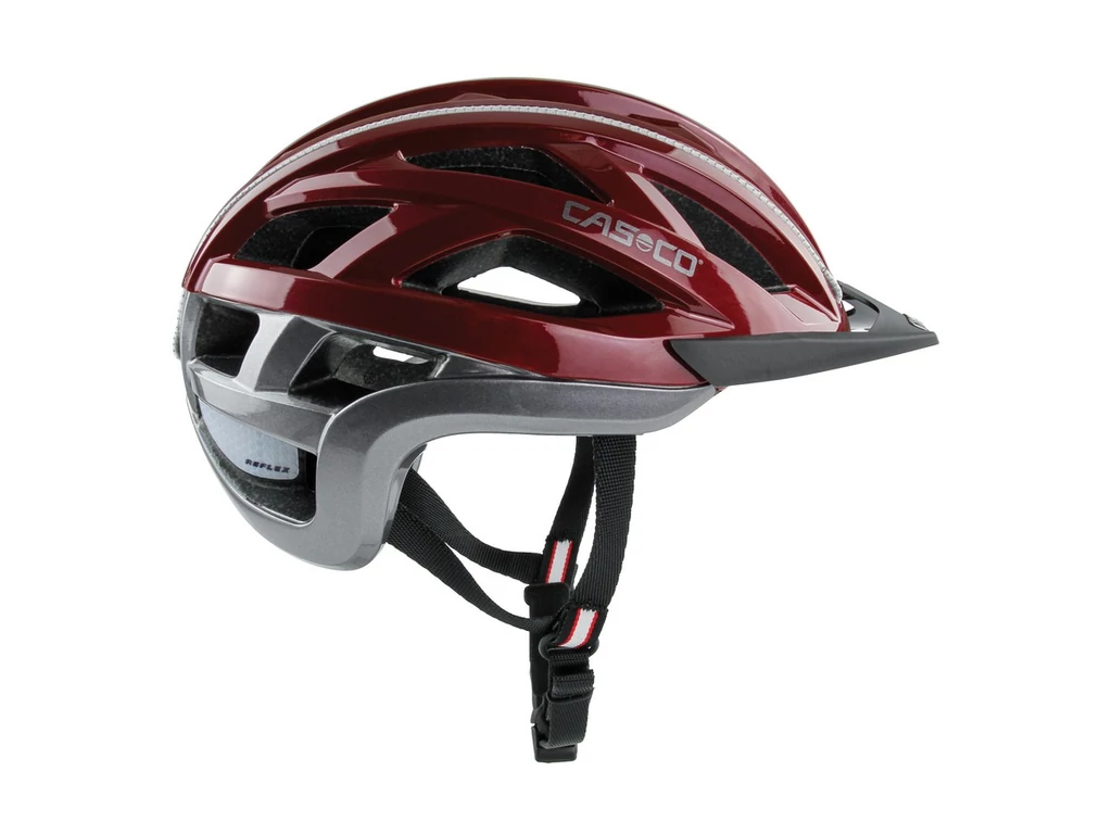 CASCO Cuda 2 kerékpáros sisak - burgund anthrazite