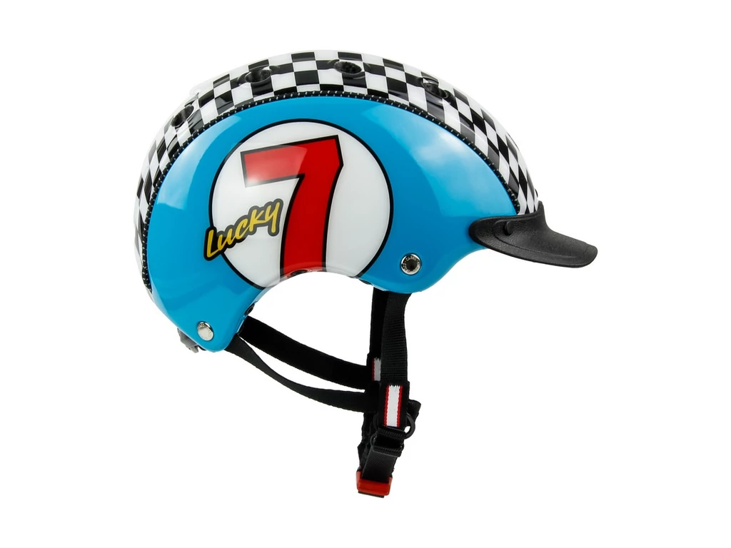 CASCO Mini2 gyermek kerékpáros sisak, Lucky7