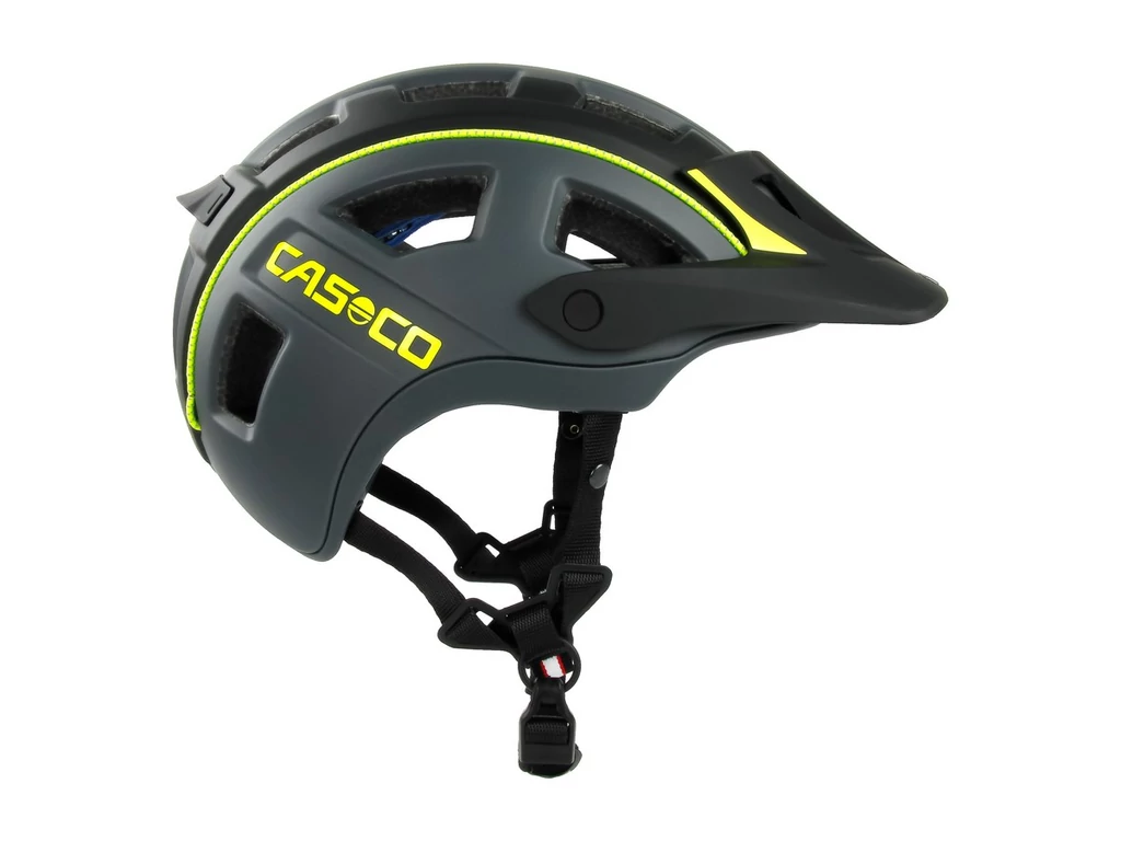 CASCO MTBe 2 kerékpáros sisak, black-neonyellow matt
