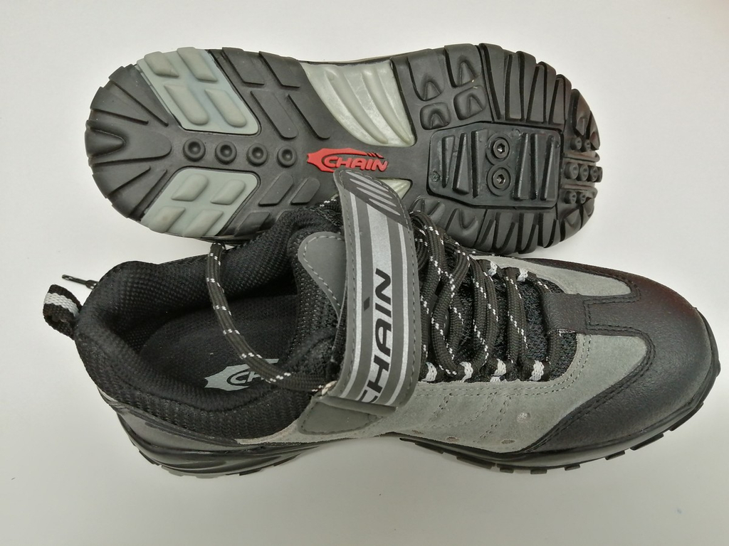 Chain MTB Fun kerékpáros cipő, SPD kompatibilis, black/grey