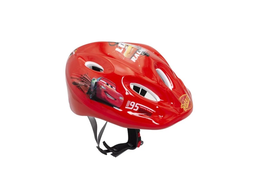Disney Verdák gyermek kerékpáros sisak - piros - 52-56cm