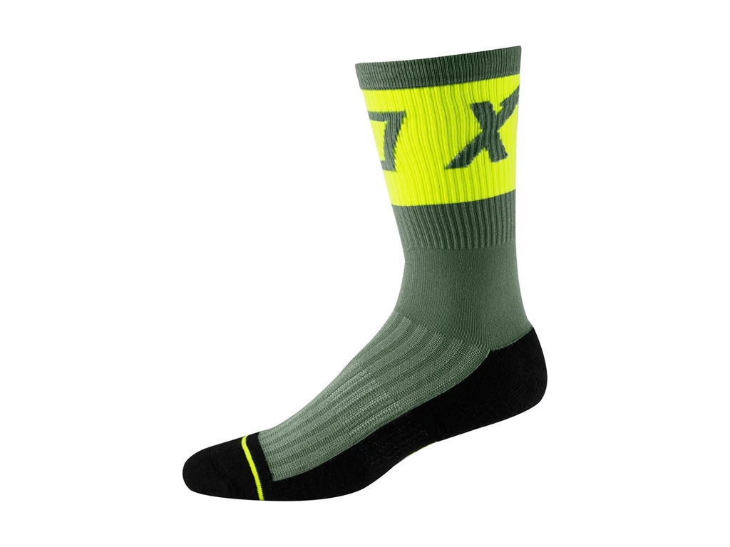 FOX 8' Trail Cushion Sock kerékpáros zokni, Pine