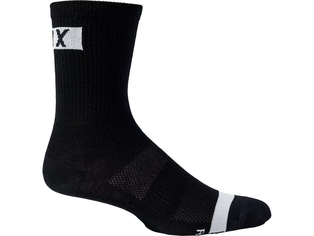 FOX RACING 6'' Flexair Merino sportzokni - Black