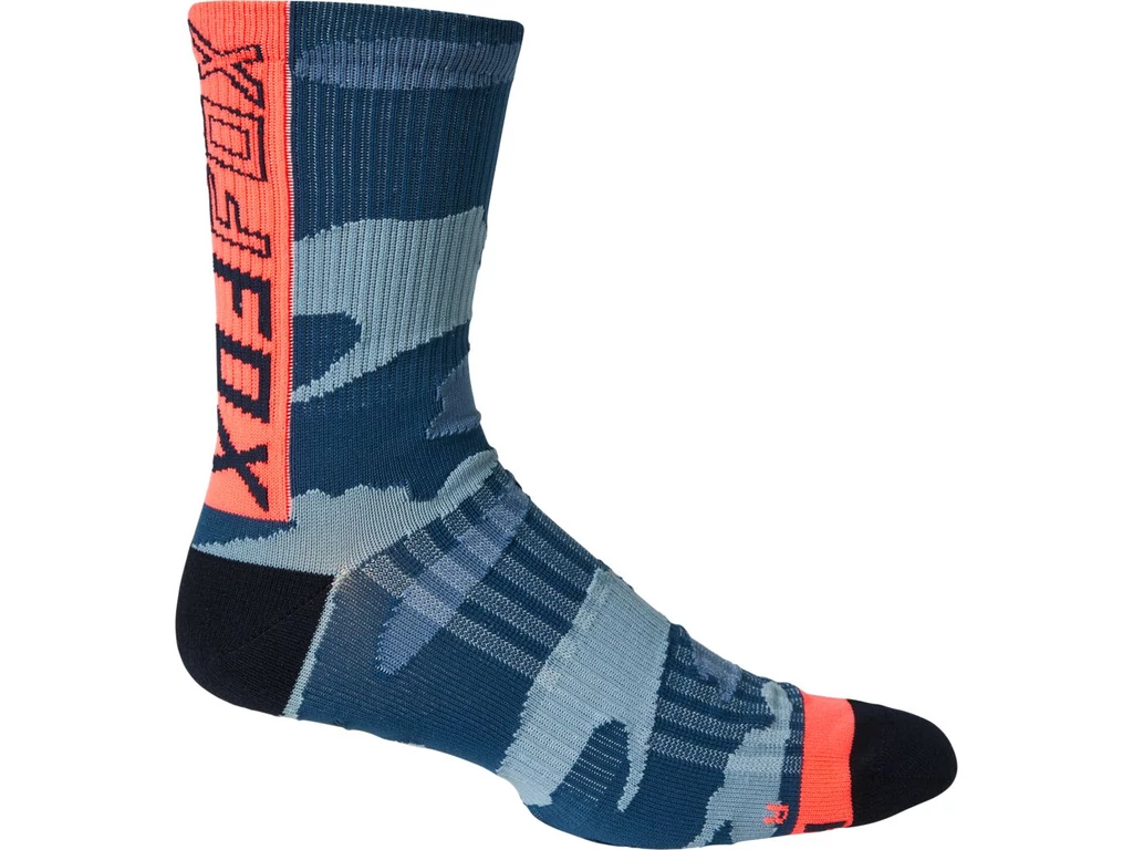 FOX RACING 6'' Ranger MTB sportzokni - Blue Camo