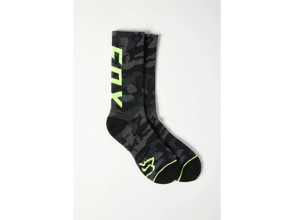 FOX RACING Camo Cushioned Crew Socks sportzokni - Camo