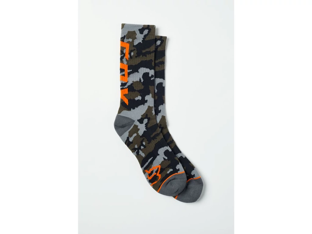 FOX RACING Camo Cushioned Crew Socks sportzokni - Camo