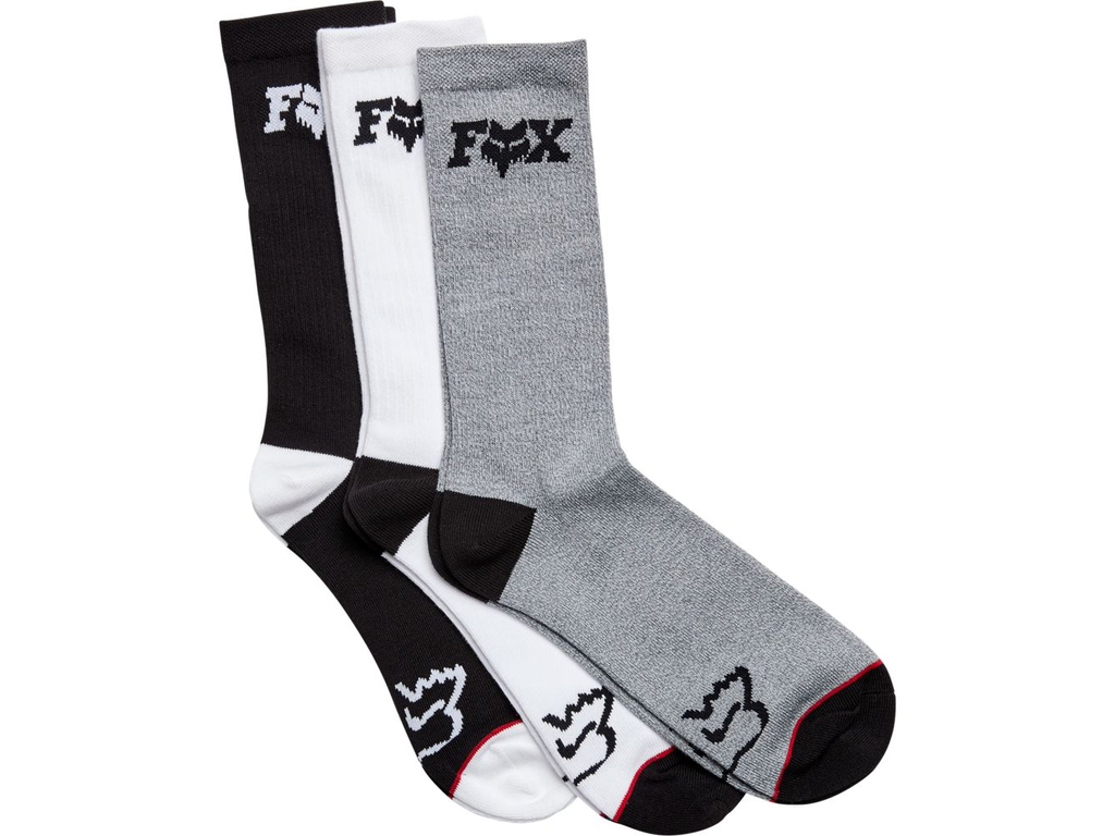 FOX RACING F-Head-X Crew Sock 3Pack sportzokni - 3 pár