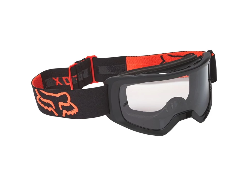 FOX Main Stray Googles kerékpáros DH/MTB szemüveg - Black/Orange