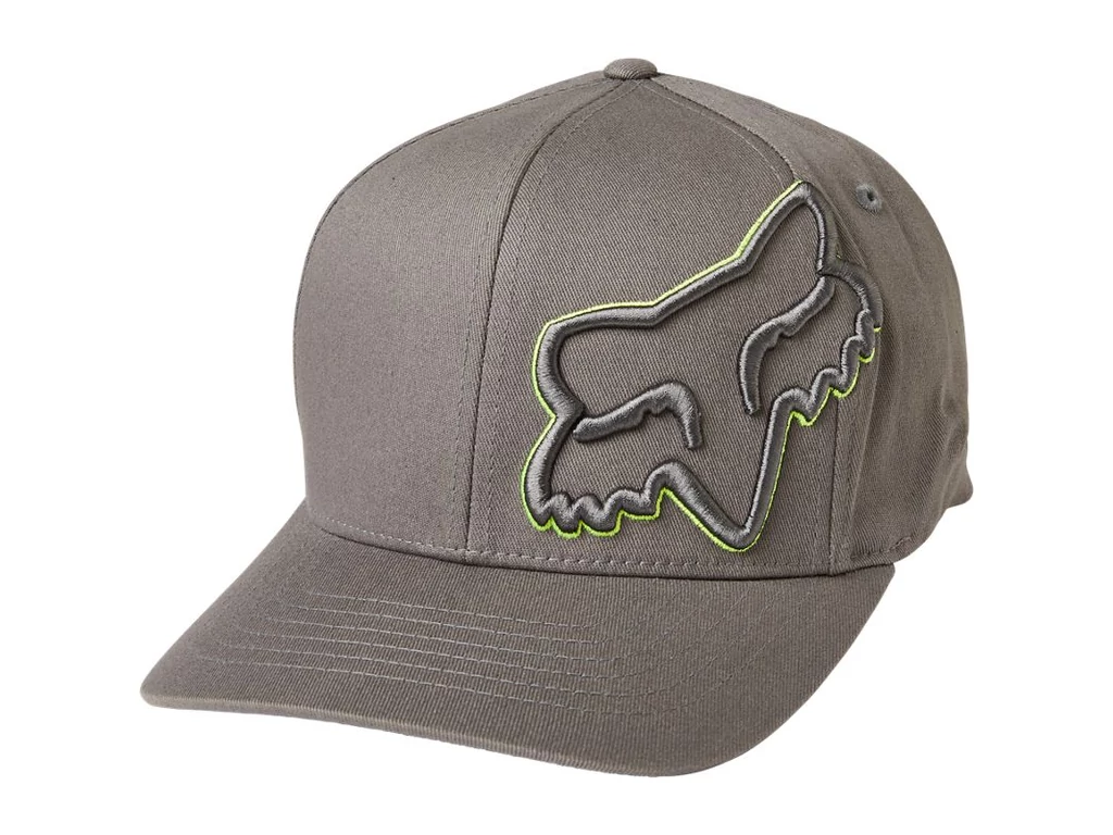 FOX RACING Epsicope Flexfit baseball sapka - Grey/Yellow