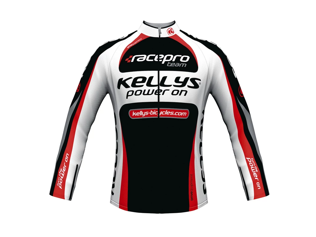 KELLYS PRO Team hosszú ujjú mez, red