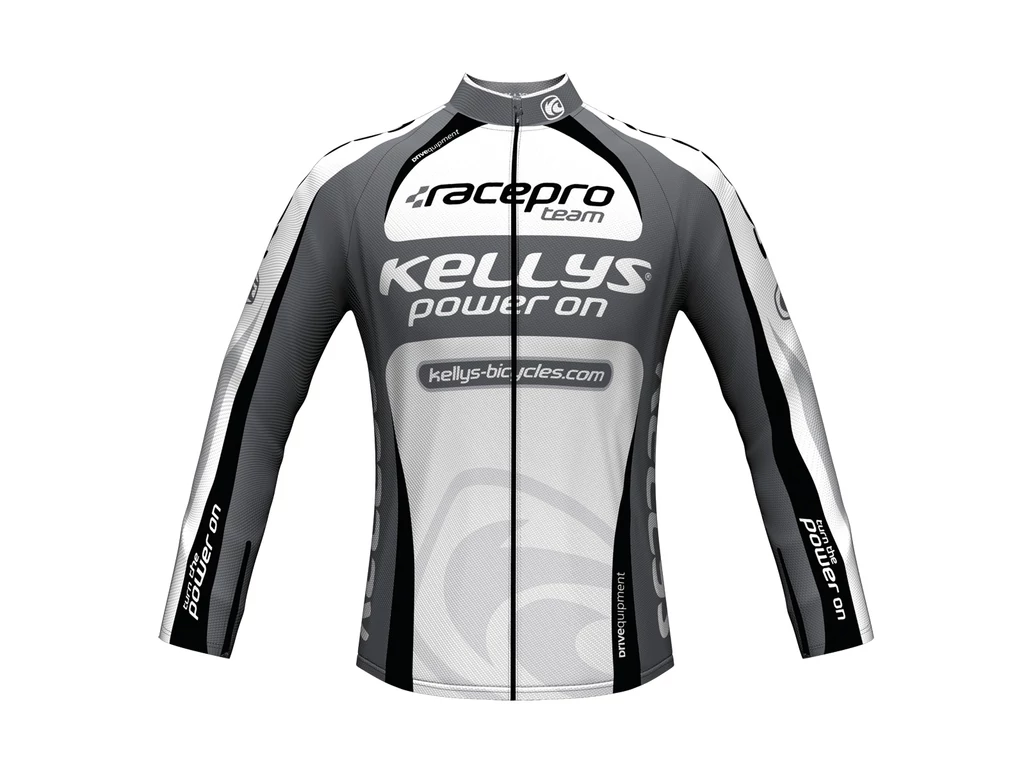 KELLYS PRO Team hosszú ujjú mez, grey