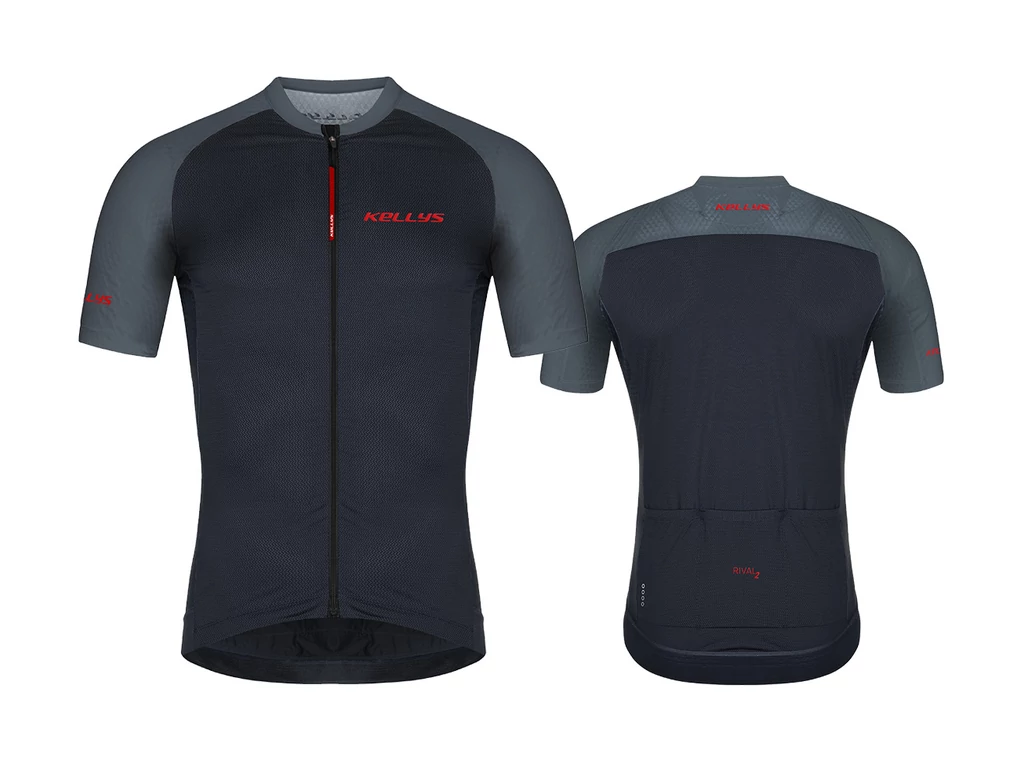 KELLYS Rival 2 rövid ujjú országúti/MTB XC mez - blue
