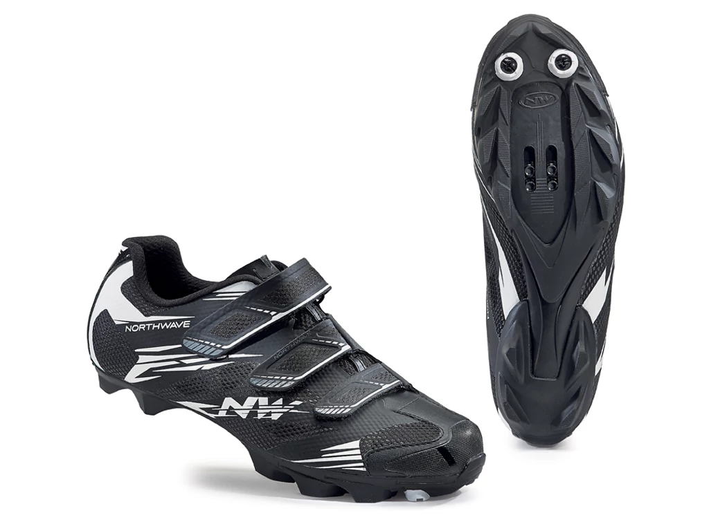 NORTHWAVE Scorpius 2 3S MTB kerékpáros cipő - fekete/fehér - 36