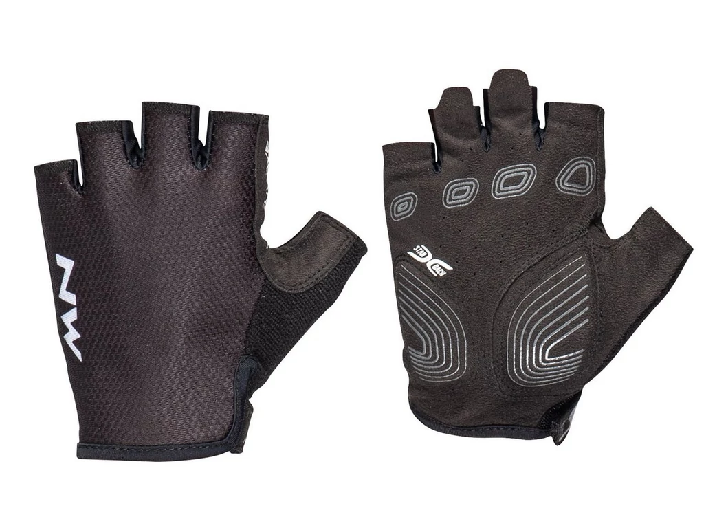 NORTHWAVE Active W rövidujjú női kerékpáros kesztyű - fekete