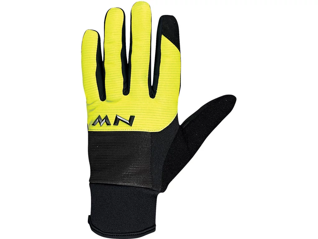 NORTHWAVE Power 3 Gel téli kerékpáros kesztyű - Black / Yellow Fluo