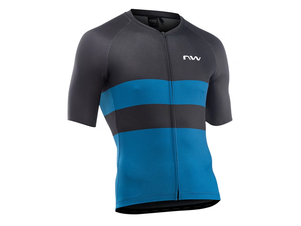 NORTHWAVE Blade Air rövidujjú mez - fekete/kék