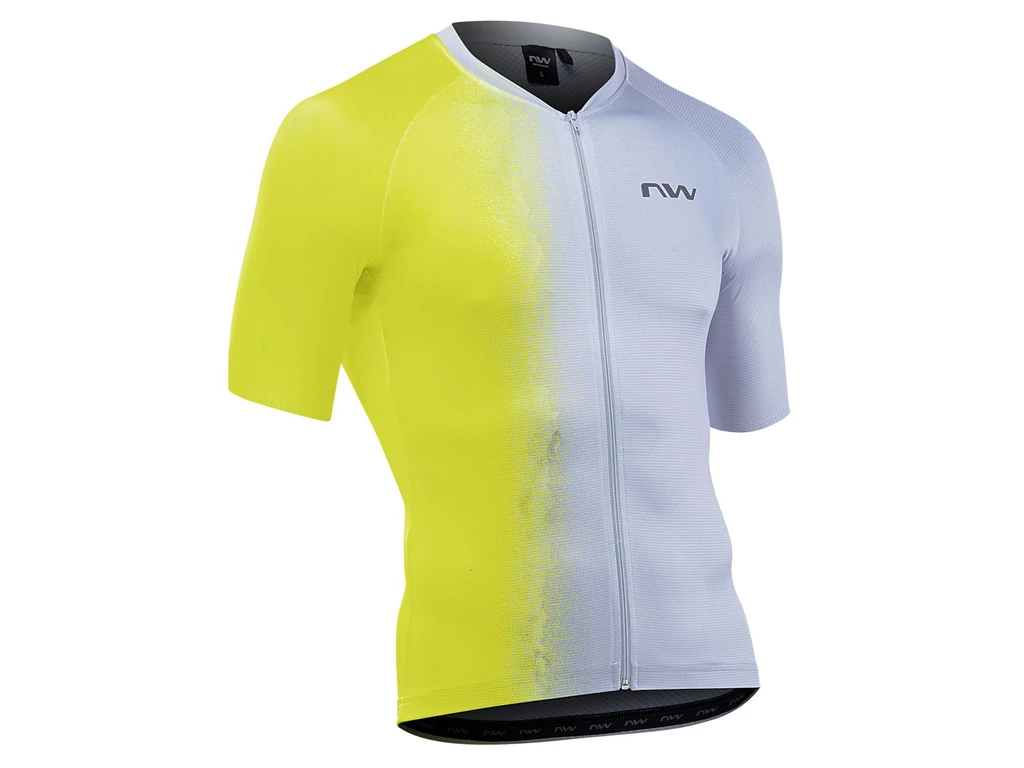NORTHWAVE Blade Air rövidujjú mez - szürke/fluo sárga