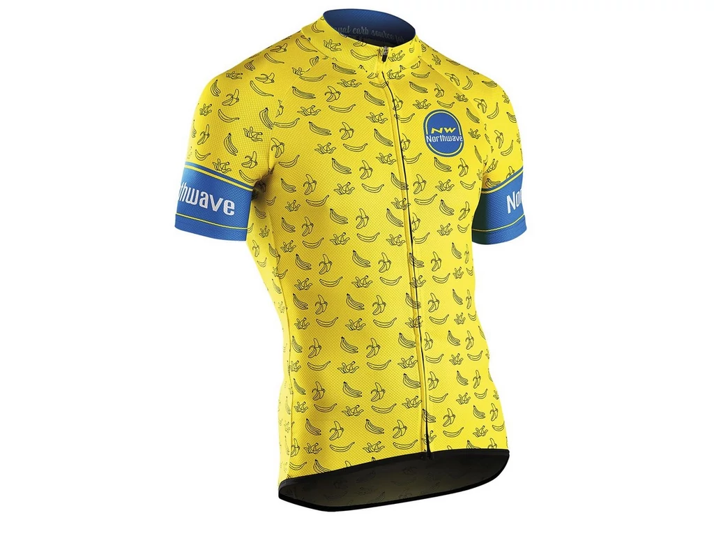 NORTHWAVE Banana Split rövid ujjú mez, sárga