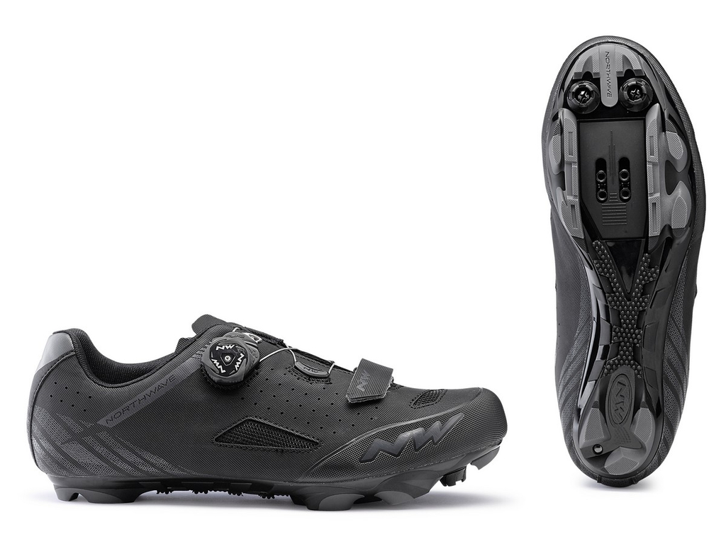 NORTHWAVE MTB Origin Plus Wide Fit kerékpáros cipő, szélesített, fekete