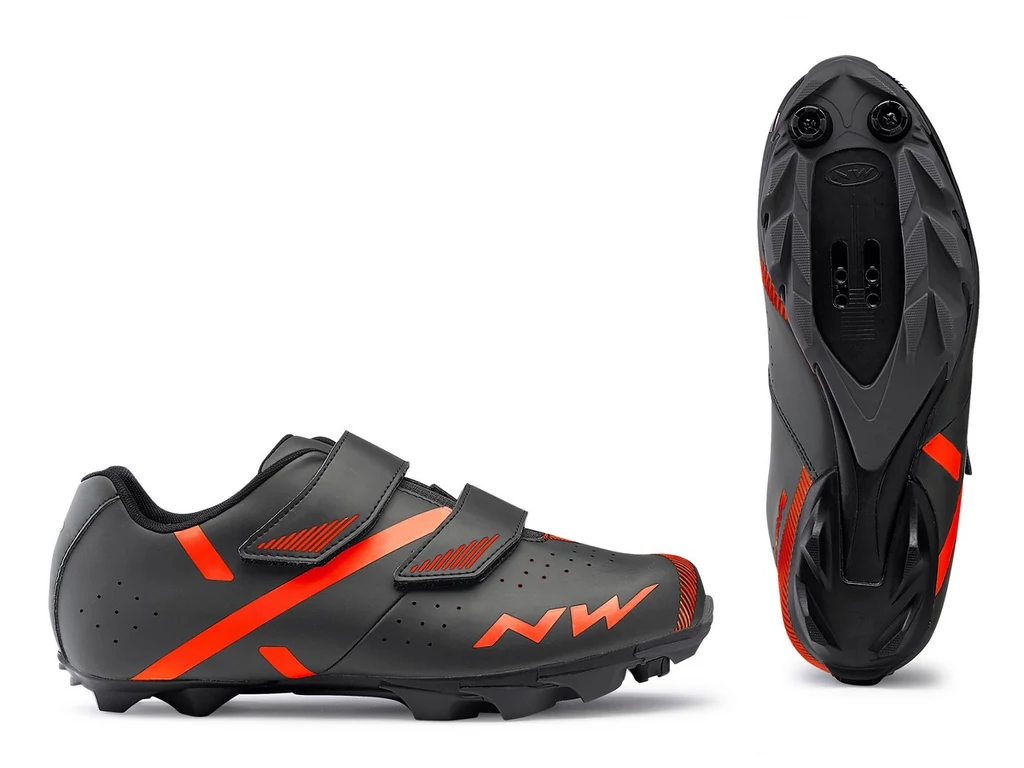 NORTHWAVE MTB Spike 2 kerékpáros cipő, szürke-narancs