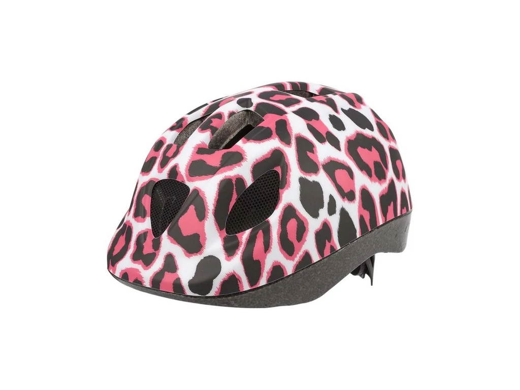 POLISPORT XS Kids gyermek kerékpáros sisak - Pink Cheetah