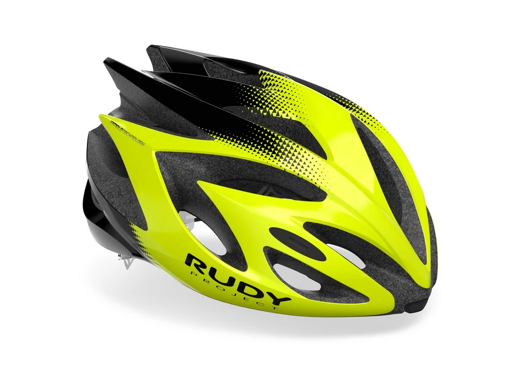 RUDY PROJECT Rush országúti/MTB kerékpáros sisak / Yellow Fluo/Black