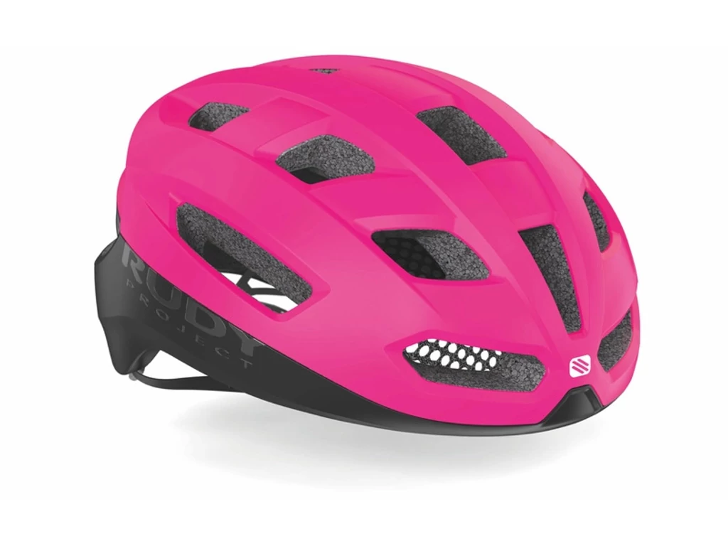 RUDY PROJECT Skudo gravel kerékpáros sisak - Pink Fluo/Black (Matt)