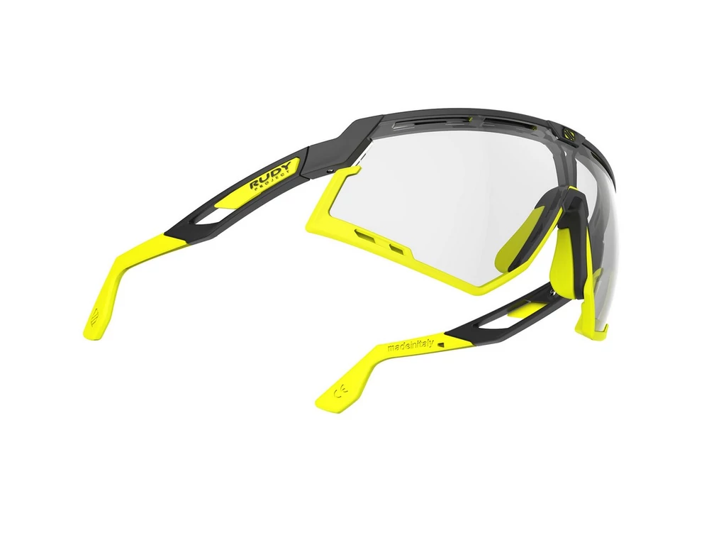 RUDY PROJECT Defender Black-Yellow Fluo/ImpactX2 Photochromic Laser Black sportszemüveg