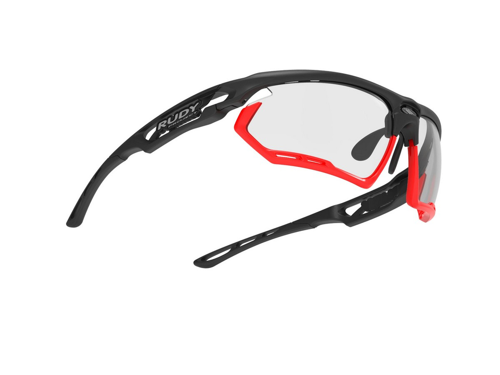 RUDY PROJECT Fotonyk Black-Red Fluo Bumpers/ImpactX2 Photochromic Black sportszemüveg