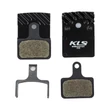 Kép 2/2 - KLS D-18 Radiator Shimano tárcsafék betét cserélhető betéttel hűtőbordával - kevláros - organikus