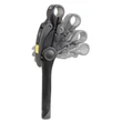 Kép 2/2 - PROMAX MA-579 hagyományos (diós) kormányszár -  25,4/180x110 mm -  állítható (0-70°) - 1-1/8col - alu - fekete