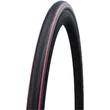 Kép 1/2 - SCHWALBE Lugano 25-622 (700x25C) Active Line országúti külső gumi (köpeny) defektvédelemmel - fekete/piros