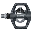 Kép 4/5 - SHIMANO SPD PD-EH500 patent / taposó egyoldalas / hibrid pedál Light Action stoplival - alu - sötétszürke