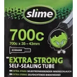 Kép 1/4 - SLIME kerékpárbelső defektvédelemmel - 700x35-43C AV/SV (autószelepes) - 40mm